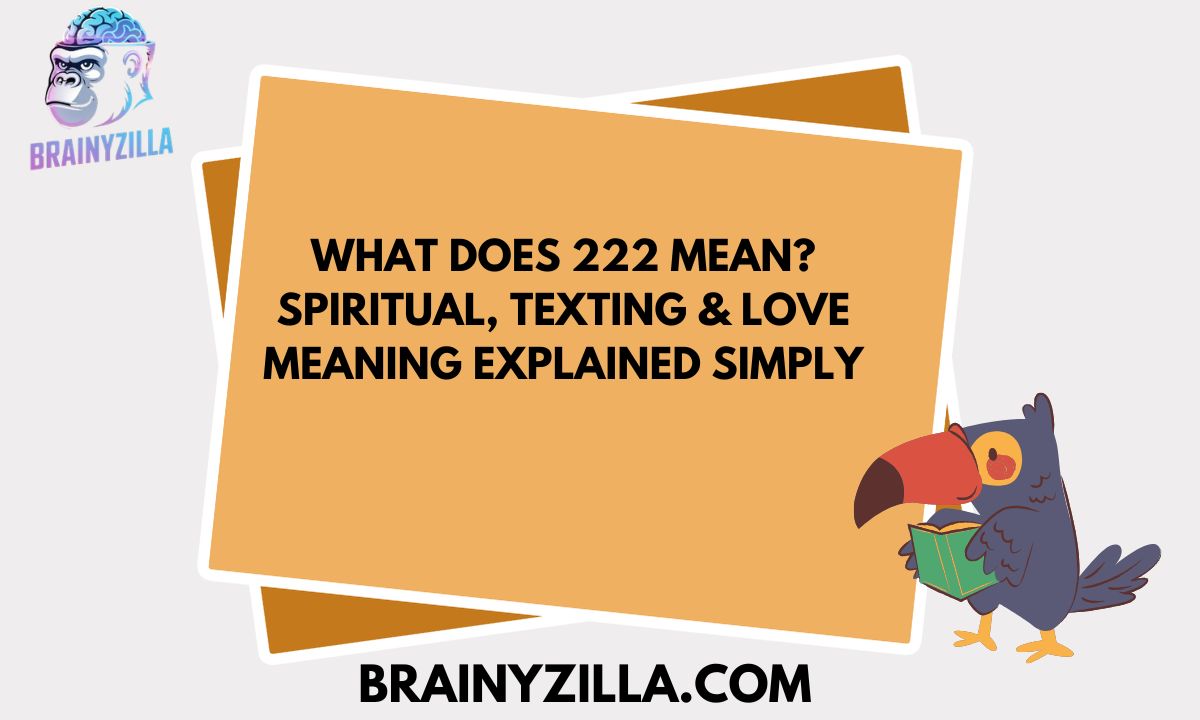 What Does 222 Mean? Spiritual, Texting & Love Meaning Explained Simply